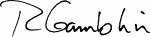 Robert Gamblin signature