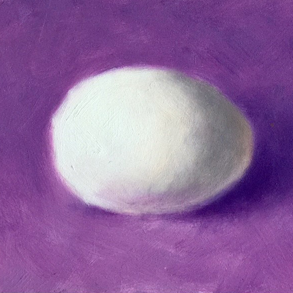 Cool White, Painting by Sarah Becktel