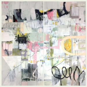 Pamela Caughey Gamblin Cold Wax Painting 