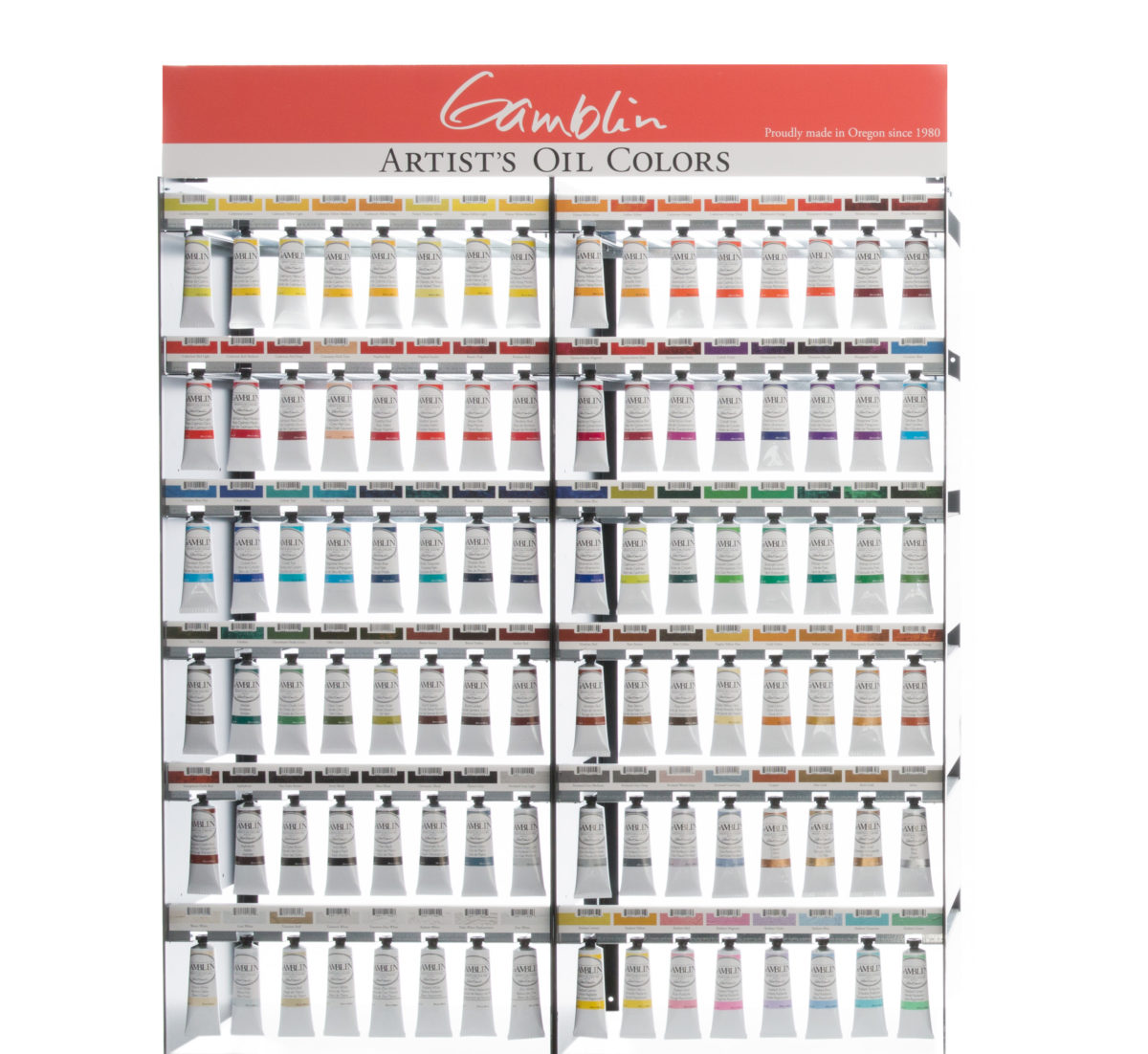 Gamblin 96 color assortment Artist Grade 37ml tubes