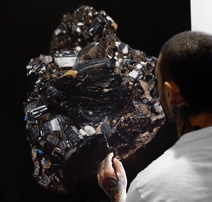 Gamblin Metallic Painting by Oda, Of Fire