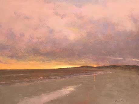 Paul Batch, Day’s Close, Oil on Panel, 18” x 24”